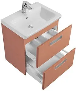 Тумба-умывальник подвесная Roca The Gap Original 60 терракота ZRU9307837+327472000 Тумба-умывальник подвесная Roca The Gap Original 60 терракота ZRU9307837+327472000, 3