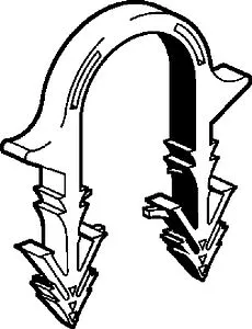 Скоба якорная для трубы 14-18мм Viega Fonterra 1245 696245, 2