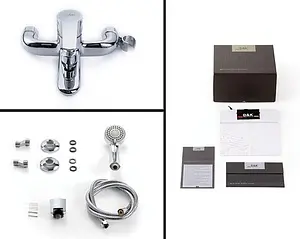 Смеситель для ванны D&K Rhein Valerius хром DA1363201 Смеситель для ванны D&K Rhein Valerius хром DA1363201, 3