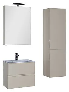 Шкаф-зеркало Aquanet Алвита 60 сливочный 183974, 3