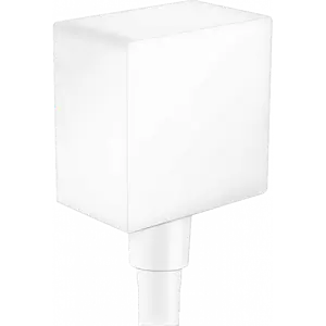 Шланговое подключение Hansgrohe FixFit Square белый матовый 26455700 Шланговое подключение Hansgrohe FixFit Square белый матовый 26455700, 1