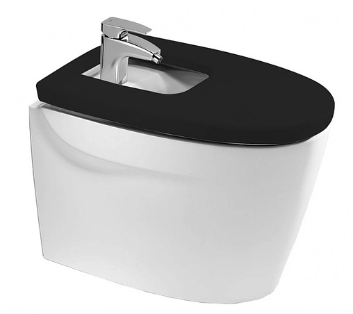Крышка для биде с микролифтом Roca Khroma черный 806652F7T