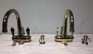 Смеситель для кухни с подключением к фильтру Omoikiri Okinawa-2-G золото 4994253 Смеситель для кухни с подключением к фильтру Omoikiri Okinawa-2-G золото 4994253, 4