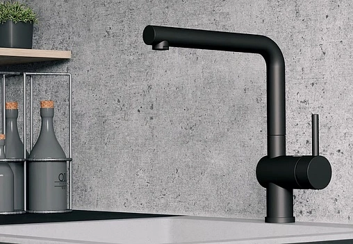 Смеситель для кухни Blanco Linus чёрный матовый 525806