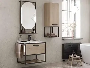 Зеркало Aquaton Лофт Фабрик 50 дуб эндгрейн 1A242502LTDU0, 3