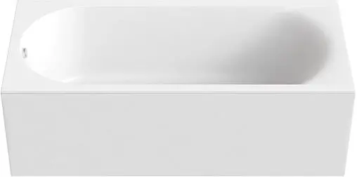 Ванна из искусственного камня Bas Афина 170х75 белый ВА00020