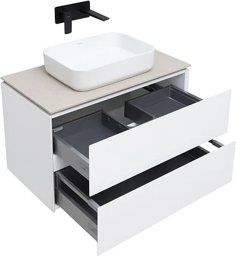 Тумба-умывальник подвесная Allen Brau Infinity 85 белый 1.21001.WM+