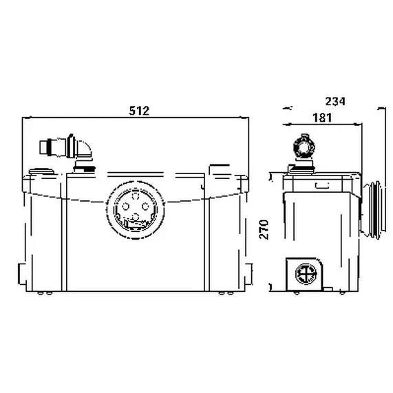 Канализационная насосная установка SFA Saniplus Канализационная насосная установка SFA Saniplus, 2