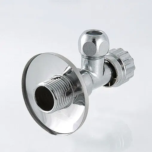 Кран шаровый угловой ½&quot;н x ⅜&quot;н x 10ц хром Valtec VT.281.N.0410