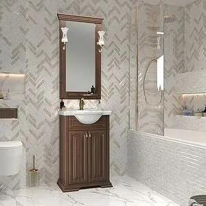 Тумба-умывальник напольная Opadiris Риспекто 55 орех антикварный 00-00005752+4620008199344, 5