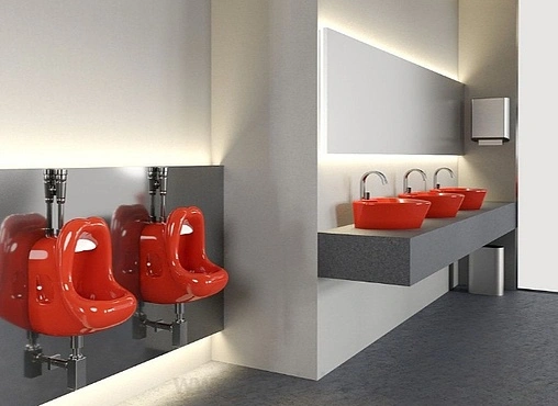 Раковина Sanita Luxe Love is Red 45 красный LOVSLWB03