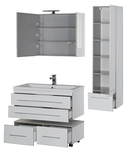 Шкаф-пенал подвесной Aquanet Верона 40 R белый 00176672 Шкаф-пенал подвесной Aquanet Верона 40 R белый 00176672