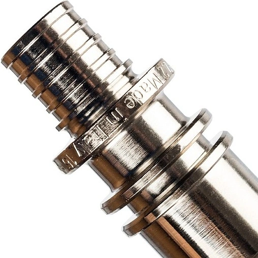 Уголок аксиальный радиаторный с хромированной трубкой 16мм x 15мм L=250мм Stout SFA-0025-001625