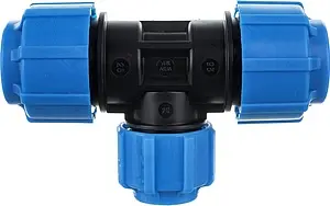 Тройник компрессионный редукционный 25мм x 20мм x 25мм ТПК-Аква 51252025, 4