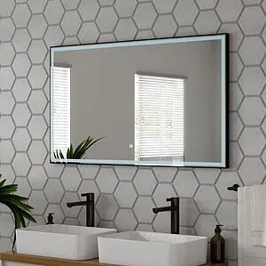 Зеркало с подсветкой Continent Aralia Led 100x80 чёрный ЗЛП1241, 3