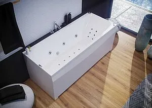 Ванна акриловая Aquatek Альфа 150х70 с каркасом (разборный) ALF150-0000038, 4