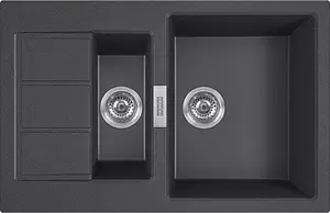 Мойка кухонная Franke Sirius 2.0 S2D 651-78 оникс 143.0628.381 Мойка кухонная Franke Sirius 2.0 S2D 651-78 оникс 143.0628.381, 1