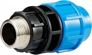 Муфта компрессионная переходная с трубной резьбой 32мм x 1"н Джилекс 9161 Муфта компрессионная переходная с трубной резьбой 32мм x 1"н Джилекс 9161, 1