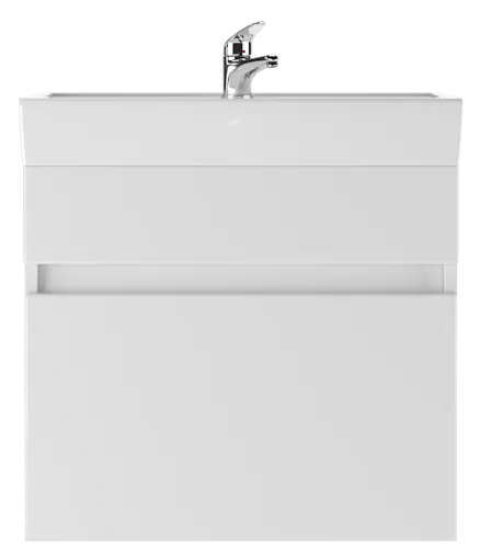 Тумба-умывальник подвесная Айсберг Классик 60 белый DA3009T+4607152361674