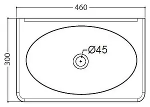 Раковина Kerasan Retro 46 белый 103401 Раковина Kerasan Retro 46 белый 103401, 2