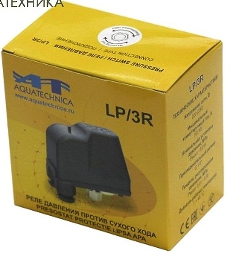 Реле сухого хода Aquatechnica LP/3R ¼"нг 1102111 Реле сухого хода Aquatechnica LP/3R ¼"нг 1102111