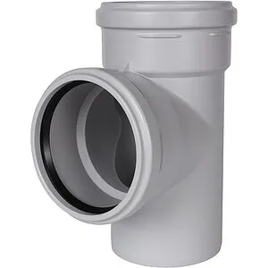 Тройник внутренний бесшумный D=110x110мм Угол 87,5° Stout SKB-0016-111187, 1