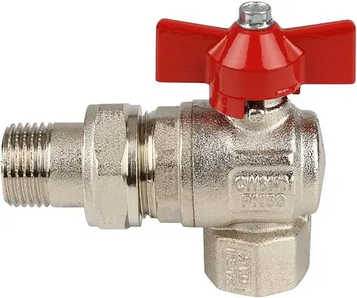 Кран шаровый с американкой угловой ½&quot;в x ½&quot;н Itap Ideal 2980012