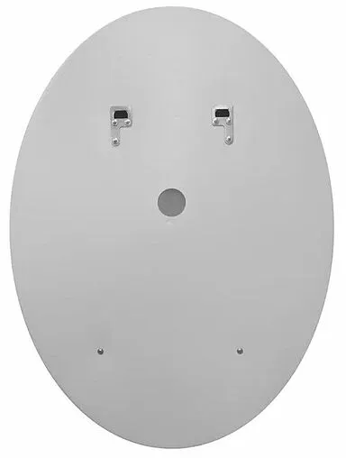 Зеркало с подсветкой Continent Verso Led 57x77 с часами белый ЗЛП590