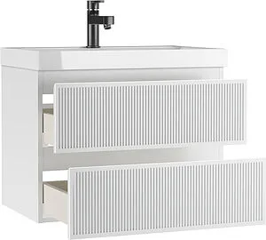 Тумба-умывальник подвесной Домино Tower 70 белый DT2502T+4670142930037, 3