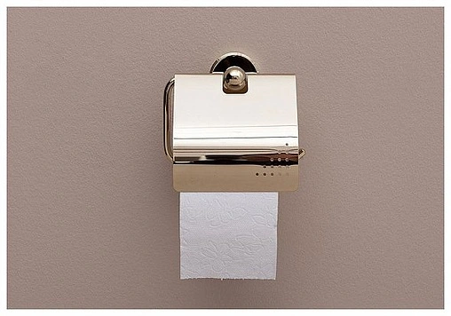 Держатель туалетной бумаги Aquanet золото 4686