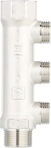 Коллектор распределительный проходной 3 отвода ¾&quot;в/н x ½&quot;к Valtec VTc.500.N.0503