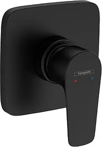 Смеситель для душа скрытого монтажа Hansgrohe Talis E чёрный матовый 71764670, 1