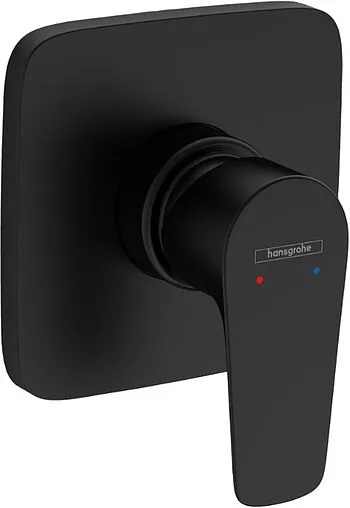 Смеситель для душа скрытого монтажа Hansgrohe Talis E чёрный матовый 71764670