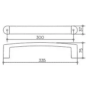 Поручень Keuco Elegance new хром 11607010000 Поручень Keuco Elegance new хром 11607010000, 5