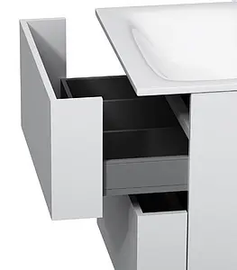 Тумба-умывальник подвесная Am.Pm Spirit 2.0 60 белый M70AFHX0602WG+M70AWCC0602WG, 3