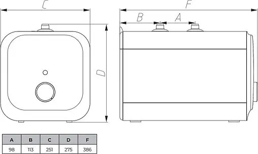 Водонагреватель накопительный электрический Royal Clima RWH-FS7-CEU