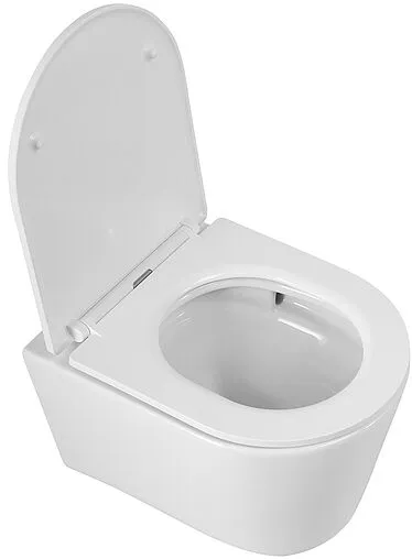 Унитаз подвесной безободковый Cezares Liner Tornado белый CZR-38083-49-TH-TOR/SC