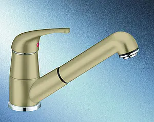 Смеситель для кухни с выдвижным изливом Blanco Daras - S шампань 524195 Смеситель для кухни с выдвижным изливом Blanco Daras - S шампань 524195, 2