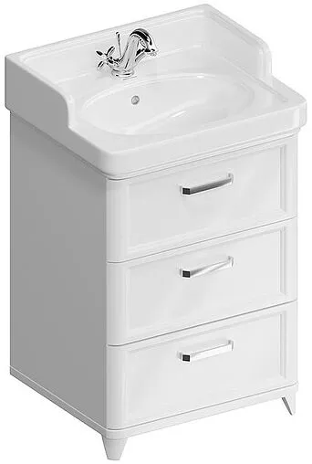 Тумба-умывальник подвесная Kerama Marazzi Pompei 60 белый PO.N.60.3\WHT+PO.wb.60