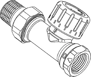 Вентиль терморегулирующий прямой ½" в/н TECE 8740431 Вентиль терморегулирующий прямой ½" в/н TECE 8740431, 3