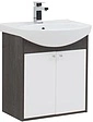 Тумба-умывальник Aquanet Грейс 60 дуб белый/дуб кантербери 00198372+00182641