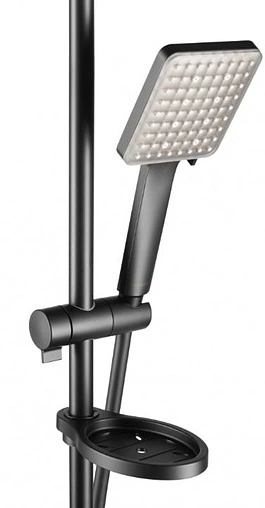 Душевая стойка Swedbe Hermes чёрный матовый 5113B