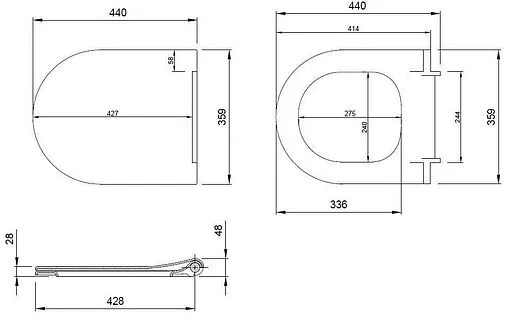 Крышка-сиденье для унитаза с микролифтом Allen Brau Priority Smartfix белый 4.31004.20