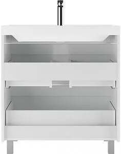 Тумба под умывальник напольная Айсберг Веста 80 белый DV5908T, 5