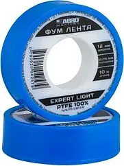 Лента ФУМ 12 x 0.075мм x 10м ABRO Masters Expert lite PTFE-12-007-10-RE Лента ФУМ 12 x 0.075мм x 10м ABRO Masters Expert lite PTFE-12-007-10-RE