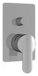 Смеситель для ванны скрытого монтажа Cezares Heaven хром HEAVEN-VDIM-01-Cr, 1