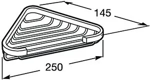 Полка Roca Hotels Classic хром 815414001, 2