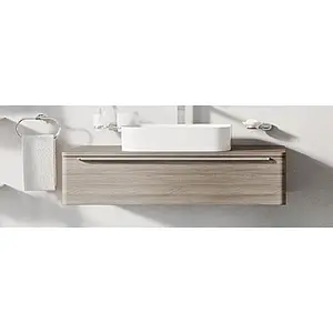 Тумба-умывальник подвесная Ravak SUD 260.01 110 сатиновое дерево X000001101+, 4