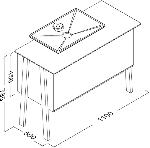 Тумба под умывальник напольная Isvea Eleganza 110 белый ультраглянец/дуб 21LG1301111I Тумба под умывальник напольная Isvea Eleganza 110 белый ультраглянец/дуб 21LG1301111I