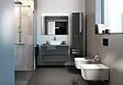 Тумба-умывальник подвесная Roca Inspira 100 зеркальный/тёмный дуб 851081403+